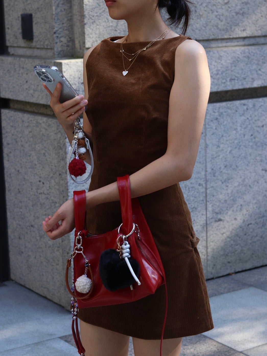 白鋯石醫療鋼細項鍊 White Diamond Necklace