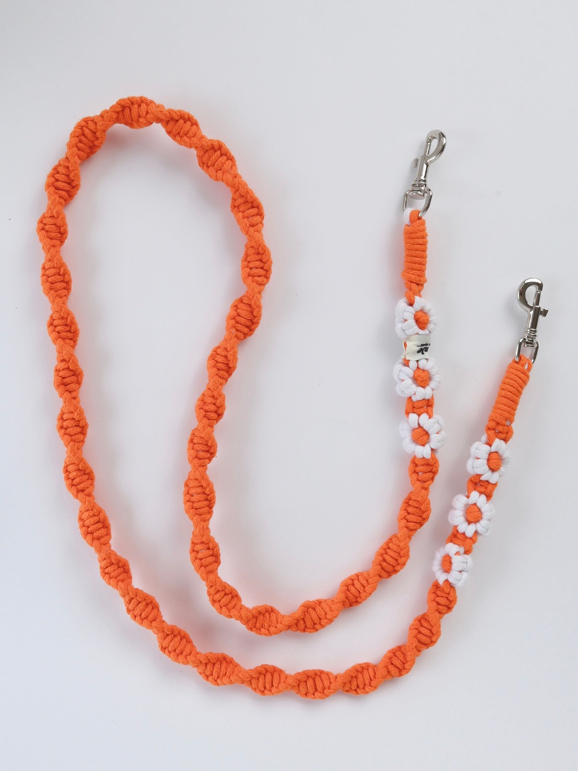 ORANGE Twist Crochet Long Strap