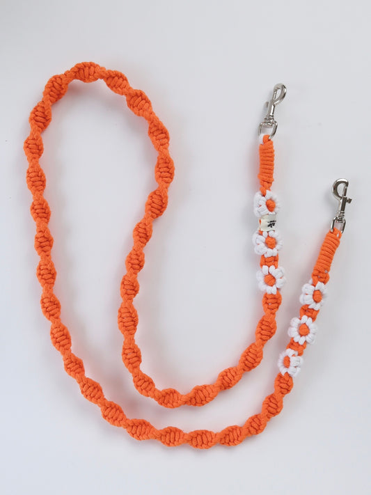 ORANGE Twist Crochet Long Strap