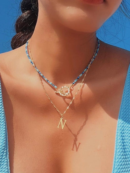 Gold Letter Necklace