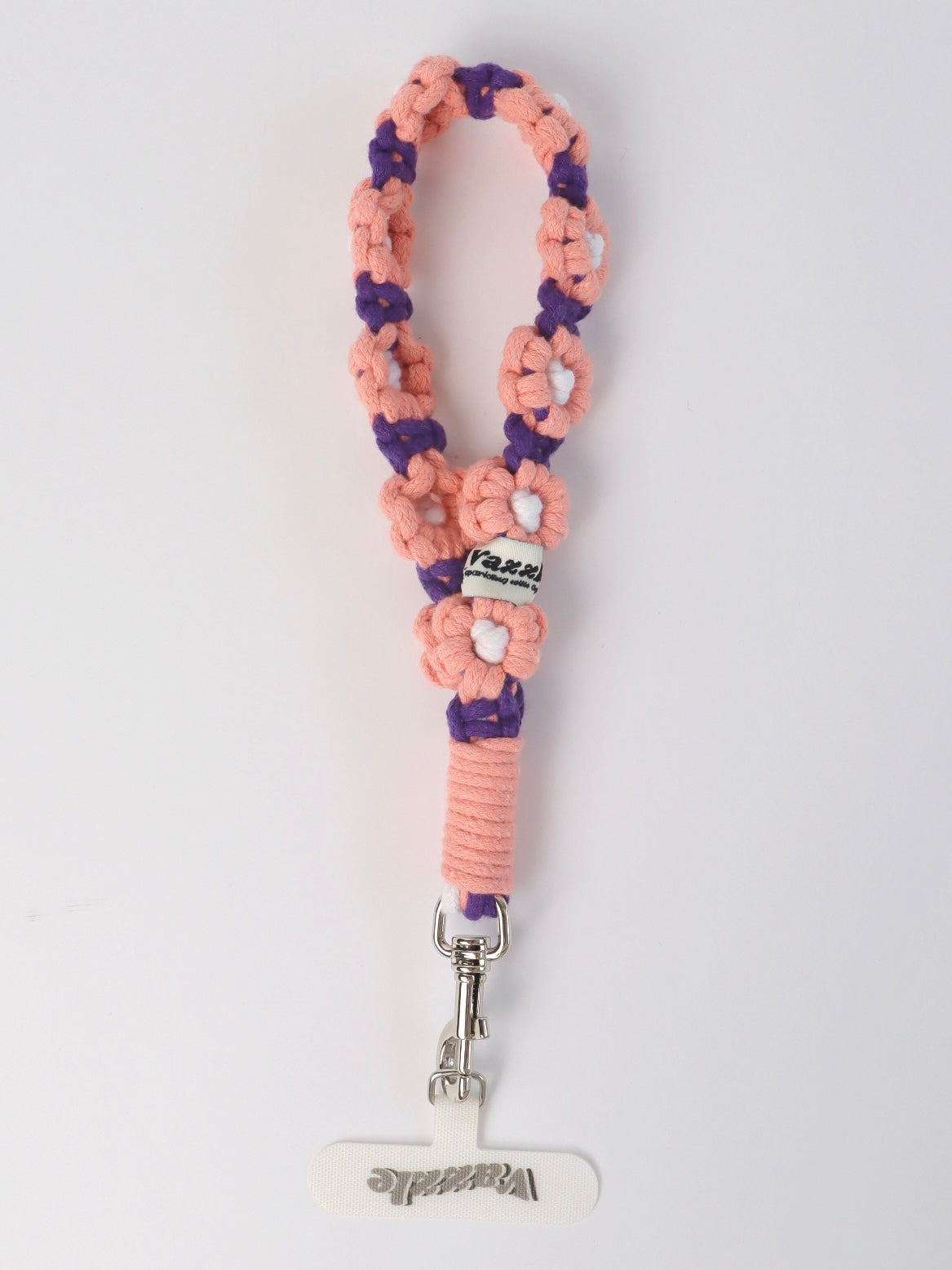 PINK PURPLE Blossom Crochet Strap