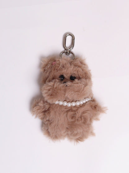 毛絨棕色小狗吊飾 Brown Doggy Charm