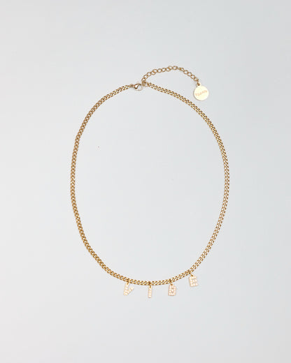 客製化英文帶鑽字母項鍊 Custom Diamond Letter Gold Necklace