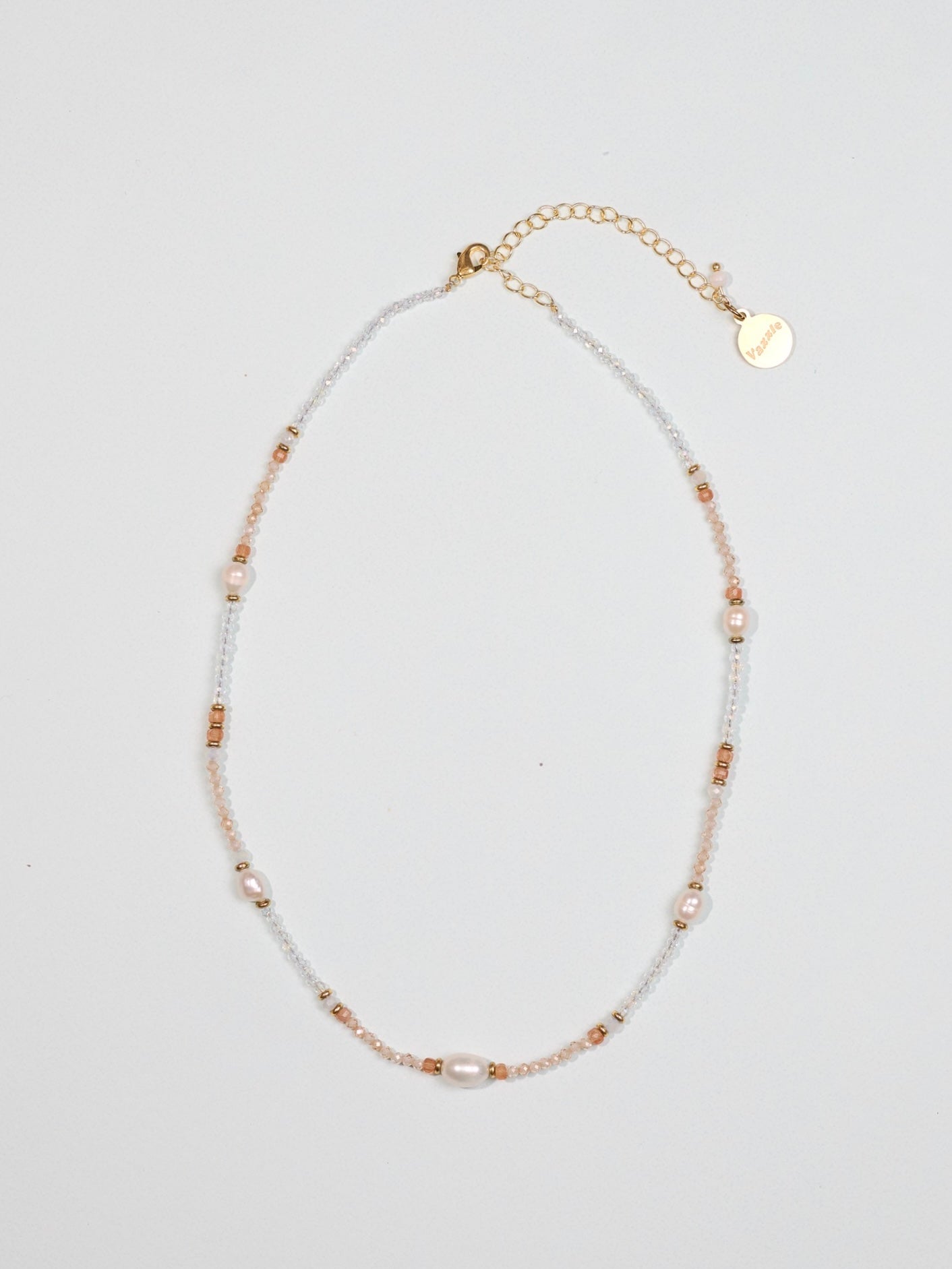 波光粼粼橘色鋯石水晶項鍊 Glow Up Crystal Necklace