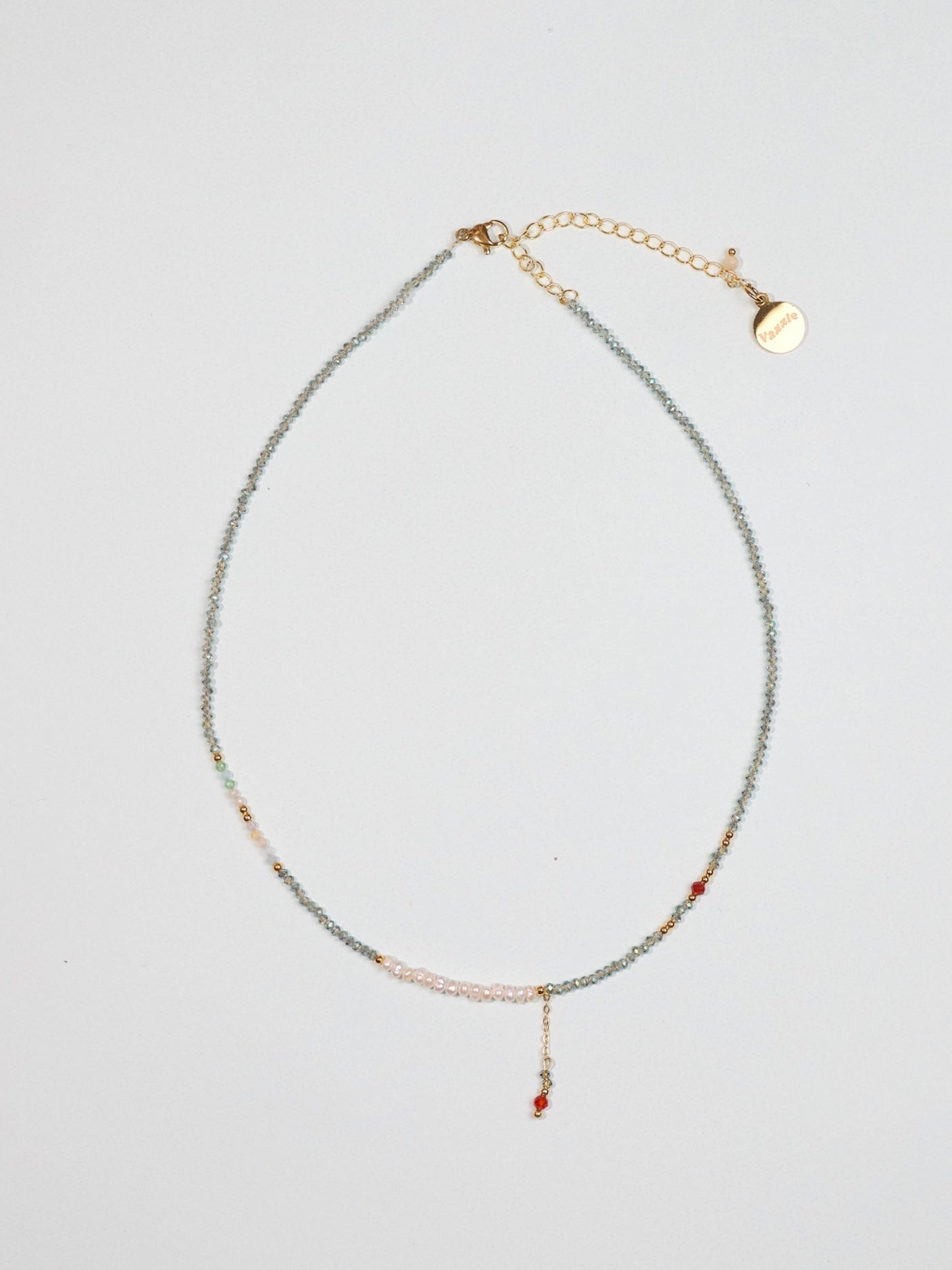 爆閃孔雀藍鋯石水晶項鍊 True Blue Crystal Necklace