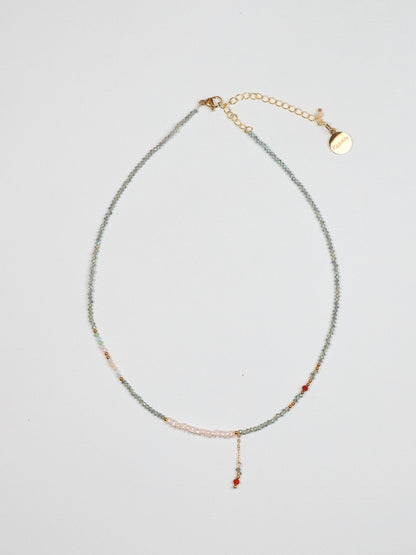 爆閃孔雀藍鋯石水晶項鍊 True Blue Crystal Necklace