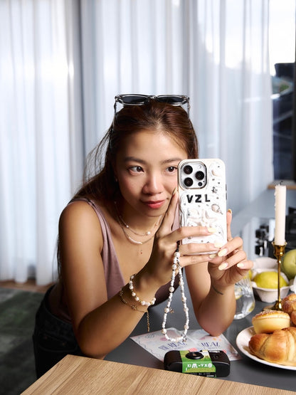 訂製金字母鋯石珍珠手環 Custom Gold Silver Diamond Bracelet