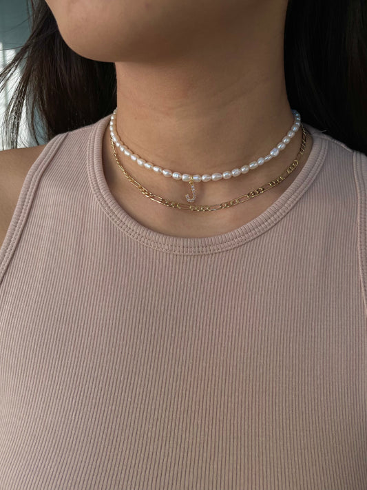 Pearl Letter Necklace