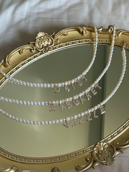 Pearl Letter Necklace