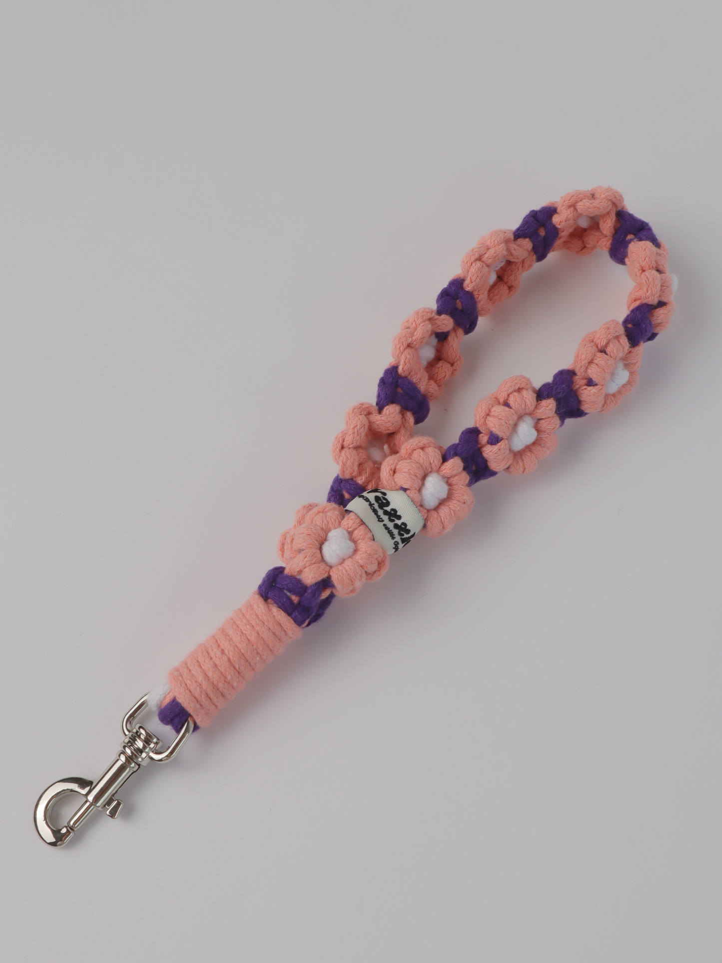 PINK PURPLE Blossom Crochet Strap